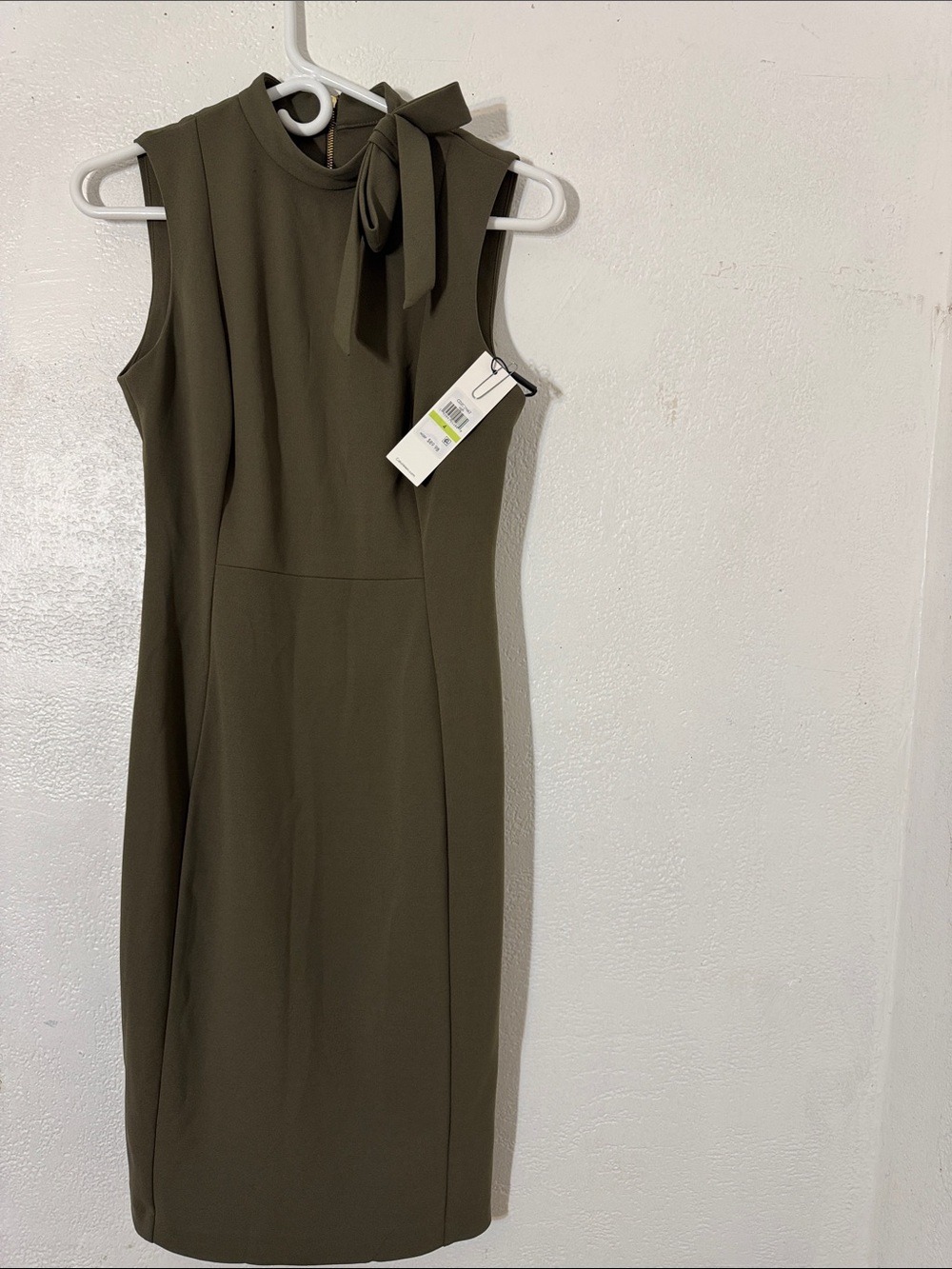 Calvin Klein green olive or dark green dress size 4 - Picture 5 of 16